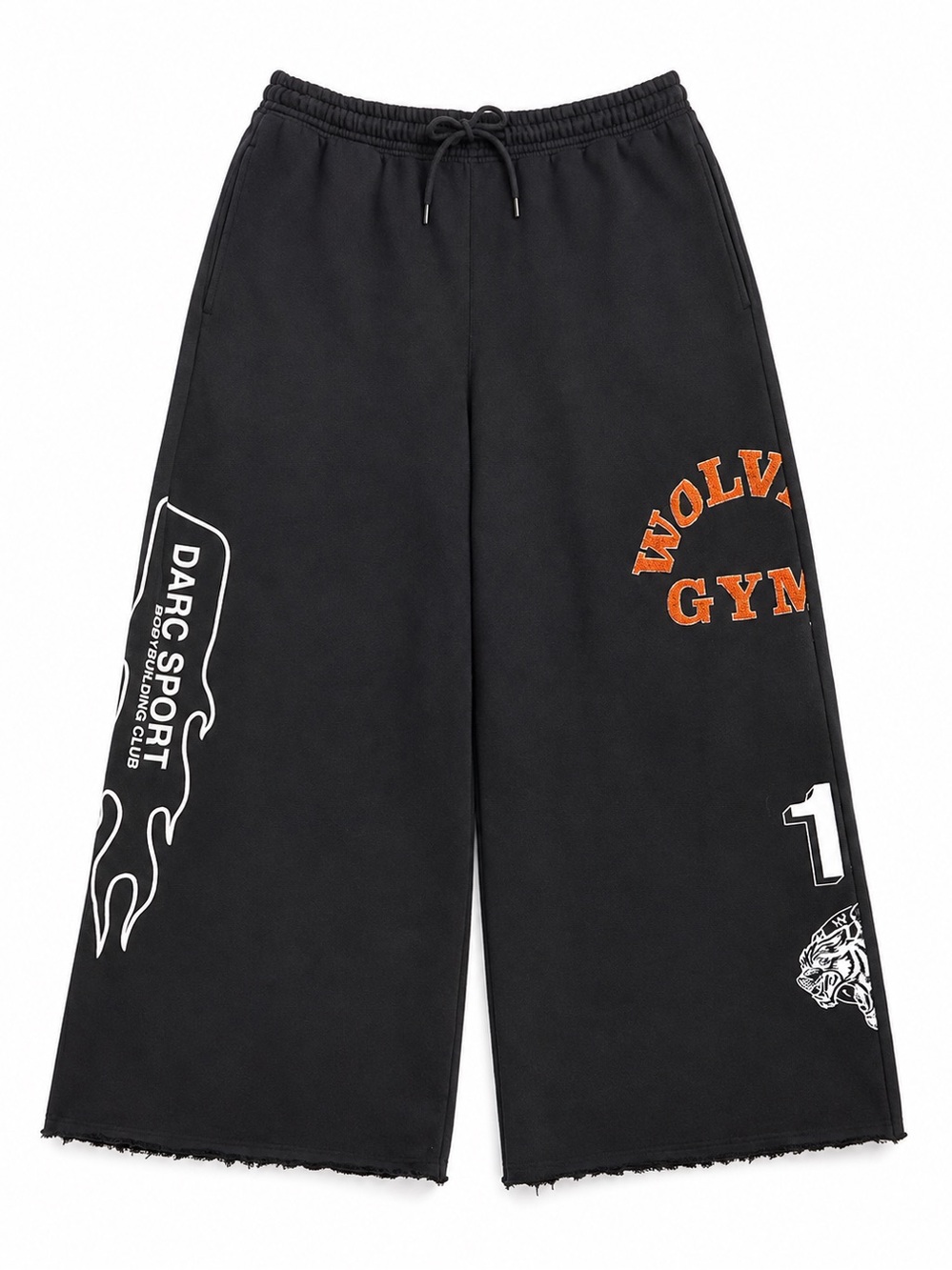 Darc Sport "World Gym" Bodybuilding Club wide-leg sweatpants